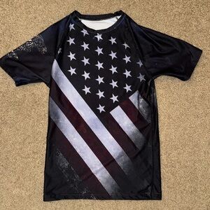 Ranger Up American Flag Rash Guard